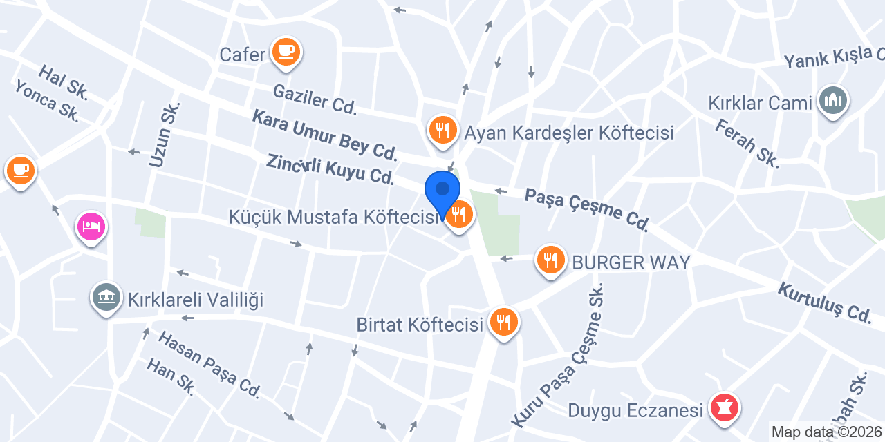 Mayti restaurant konumu