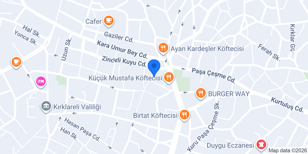 Sunal Şekerleme konumu