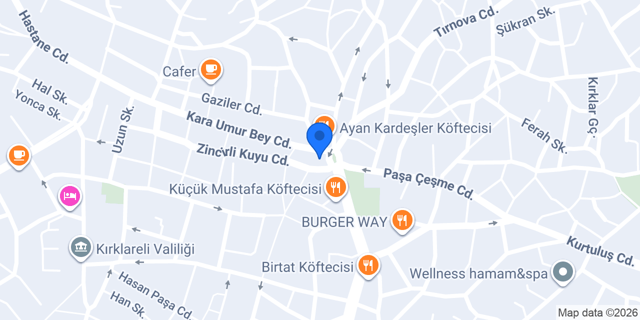 Arasta Kahvecisi konumu