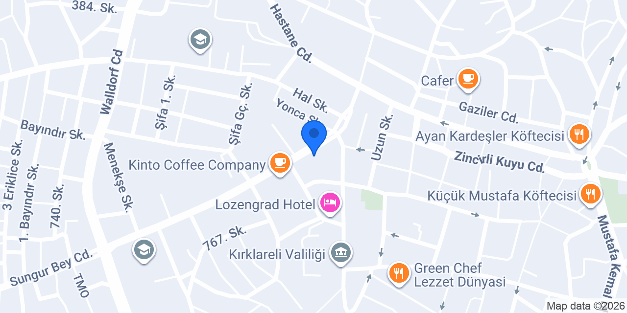Kıvanç döner salonu konumu