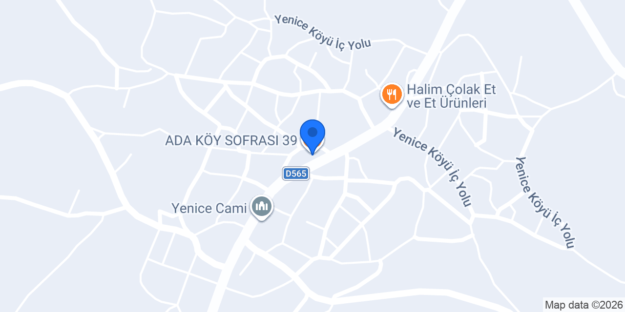 ADA KÖY SOFRASI 39 konumu