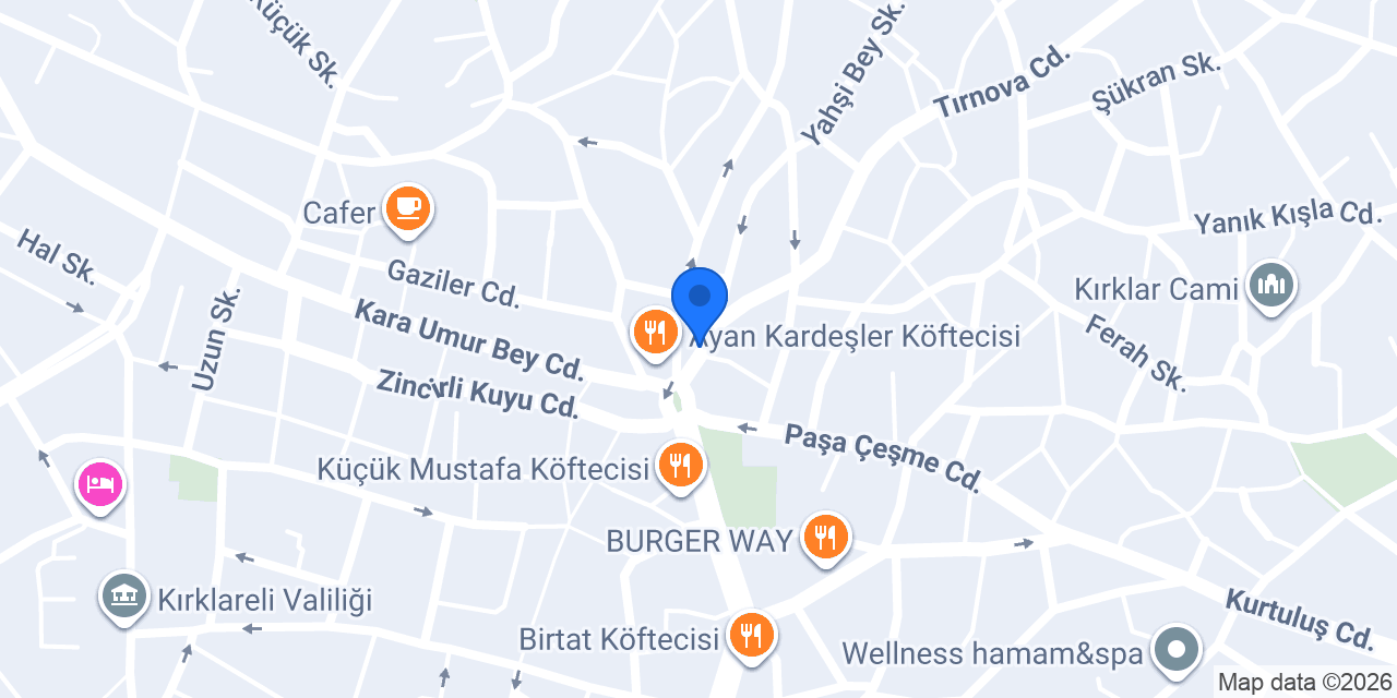 Trakya Eczanesi konumu