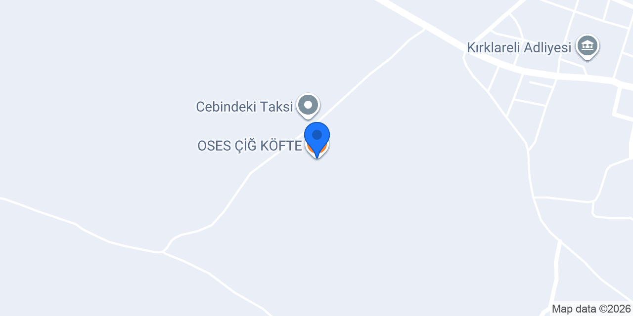 OSES ÇİĞ KÖFTE konumu