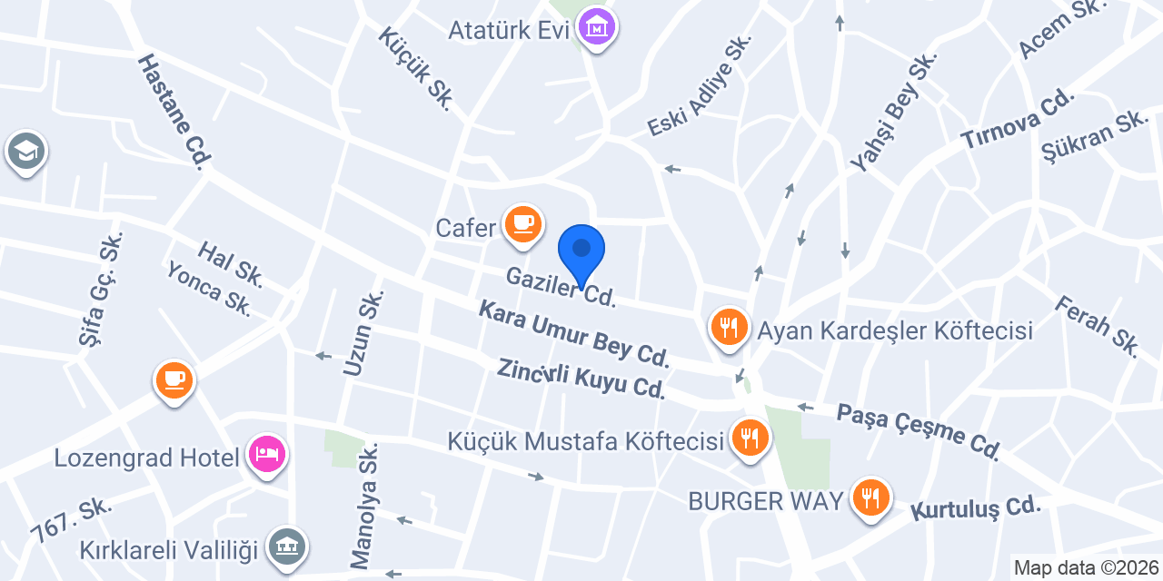 Uçarlar Yapı Market konumu
