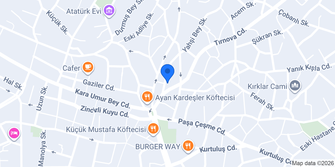 Hacı Orhan oğlu İsmail Köftecisi konumu