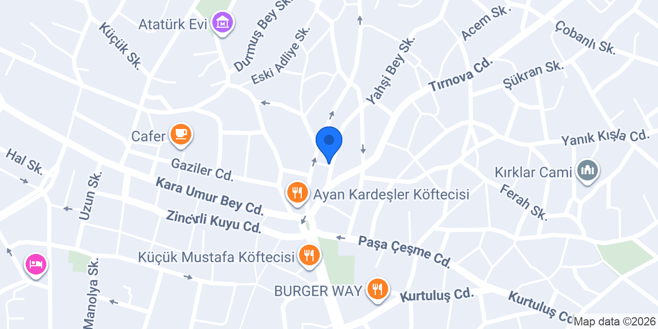 Pilates Stüdyo E.K konumu