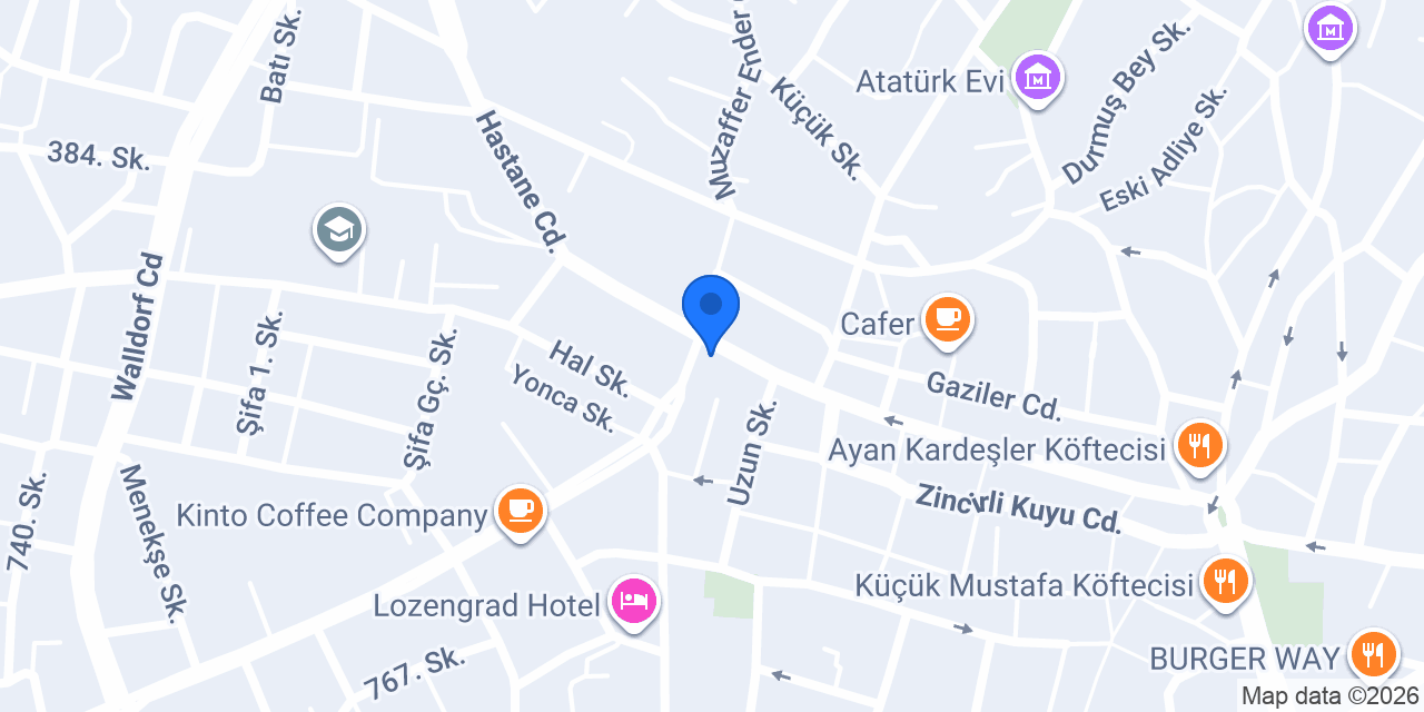 Arı Eczanesi konumu