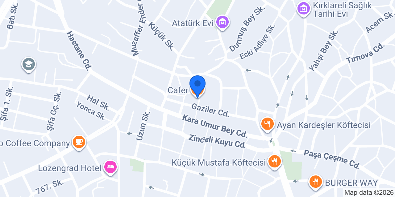 Cafer konumu