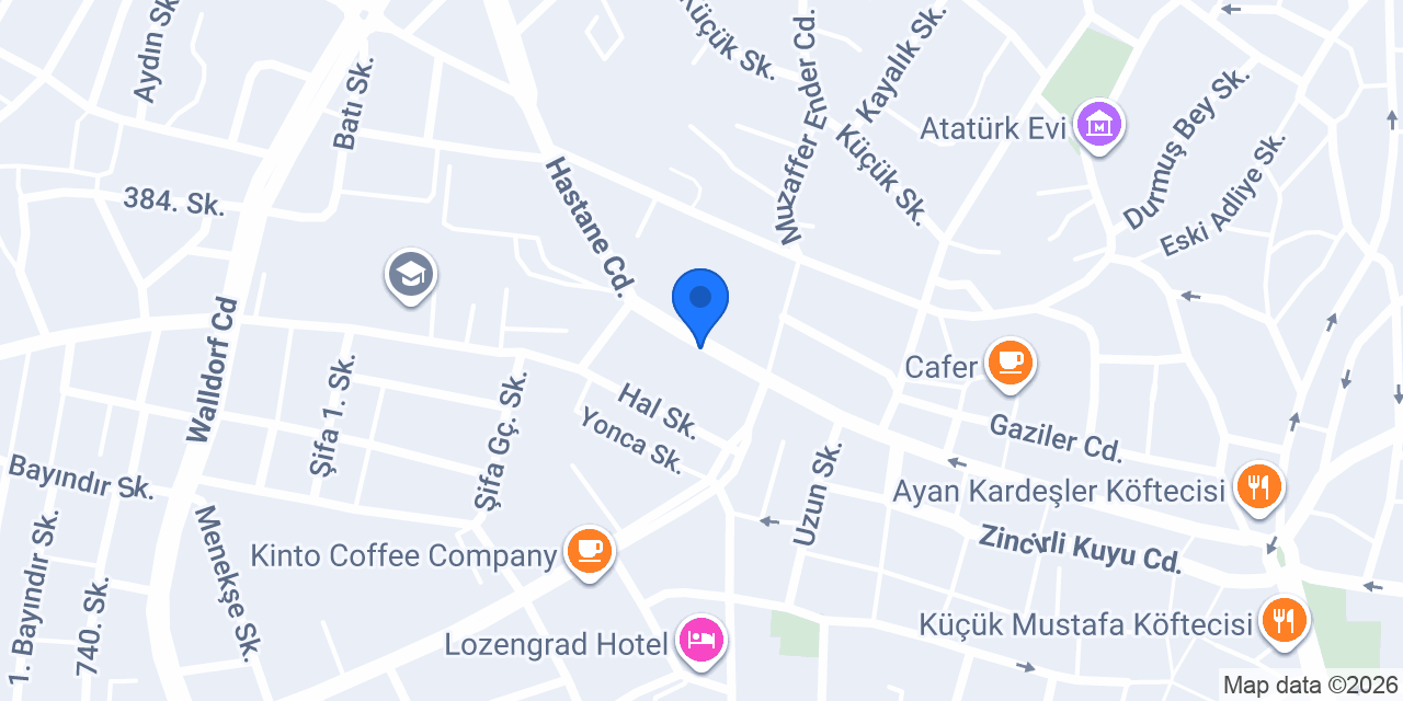 UTKU TİCARET VE İNŞAAT konumu