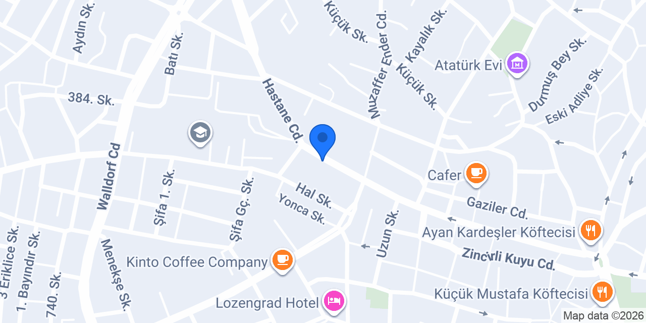 Ezgi Dağlı Beauty Studio konumu