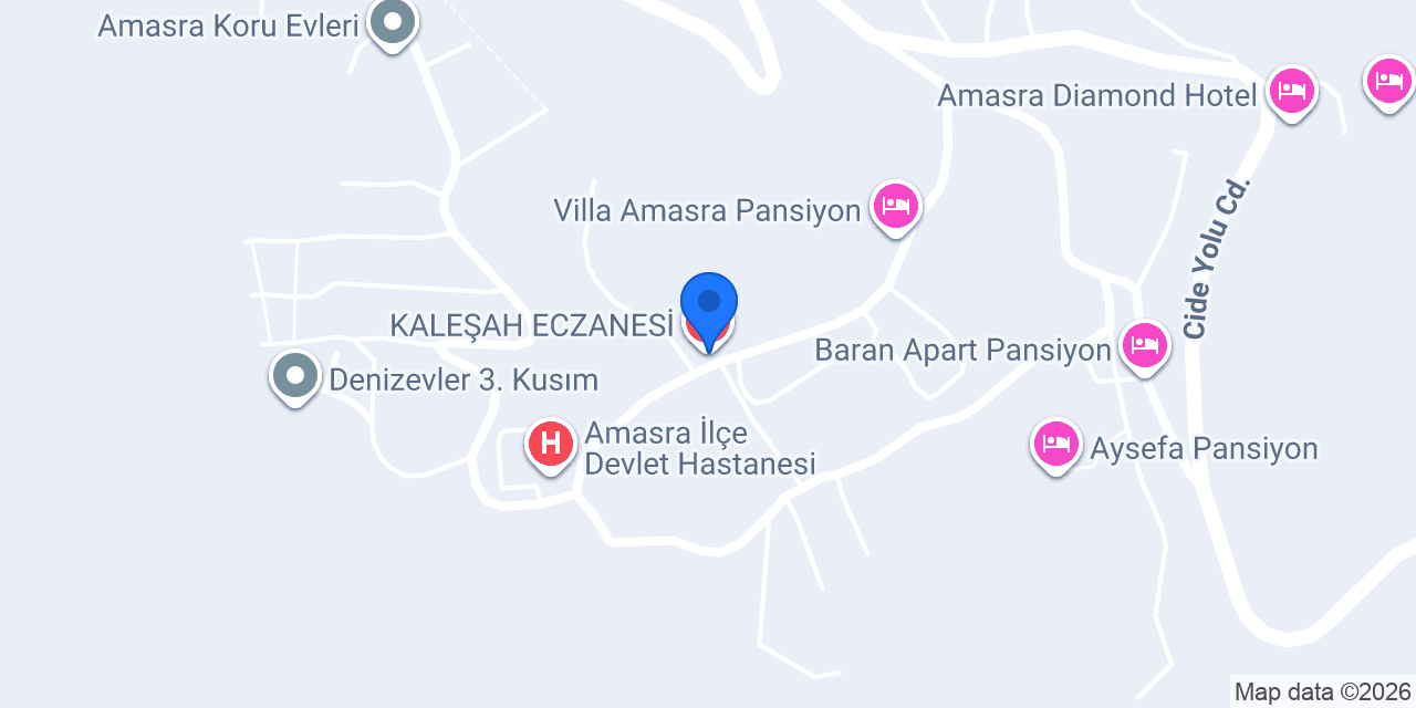 KALEŞAH ECZANESİ konumu
