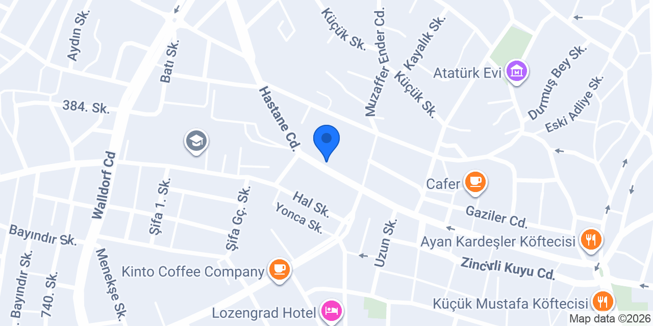 Kırklareli Eczanesi konumu
