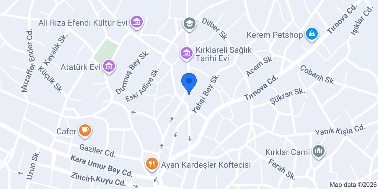 Ercan Unlu Mamülleri konumu