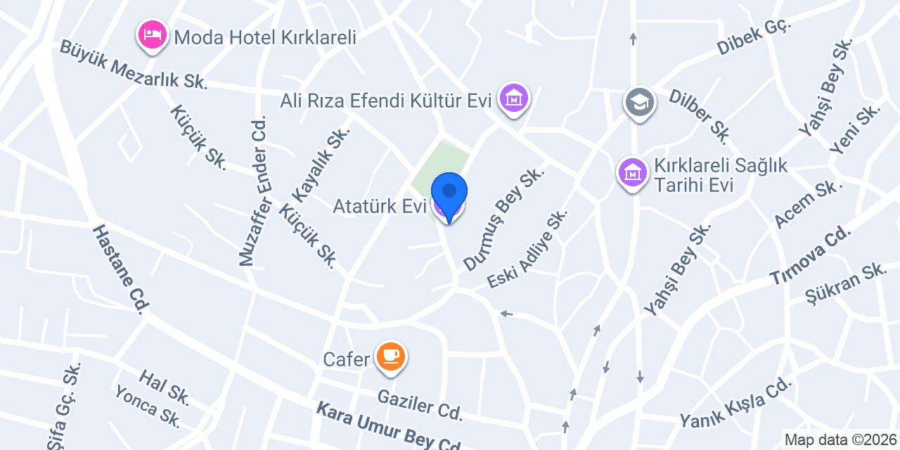 Atatürk Evi konumu