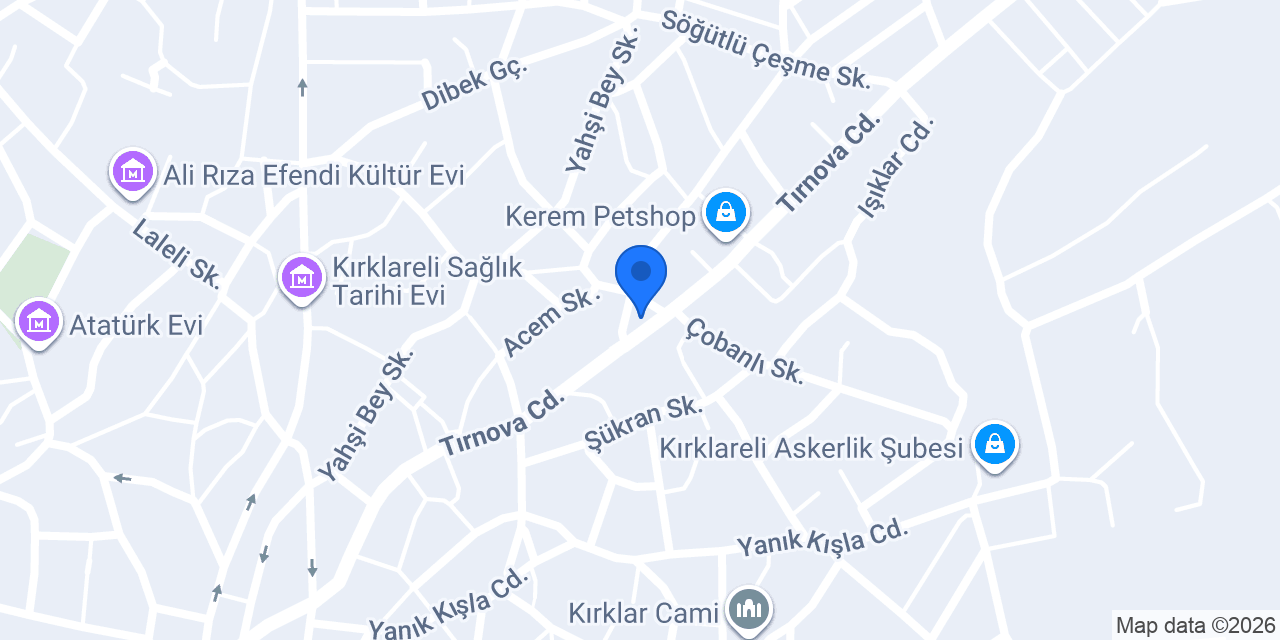Yemek Bulutu konumu