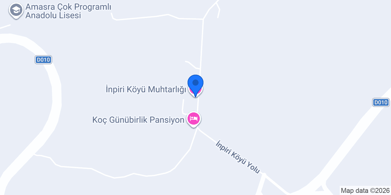 İnpiri Köyü Muhtarlığı konumu