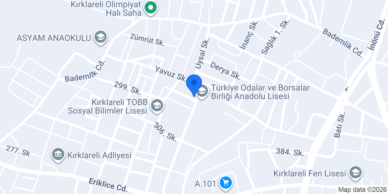 Kuzey Cafe & Davet Evi konumu