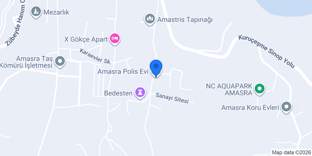 Amasra Polis Evi konumu