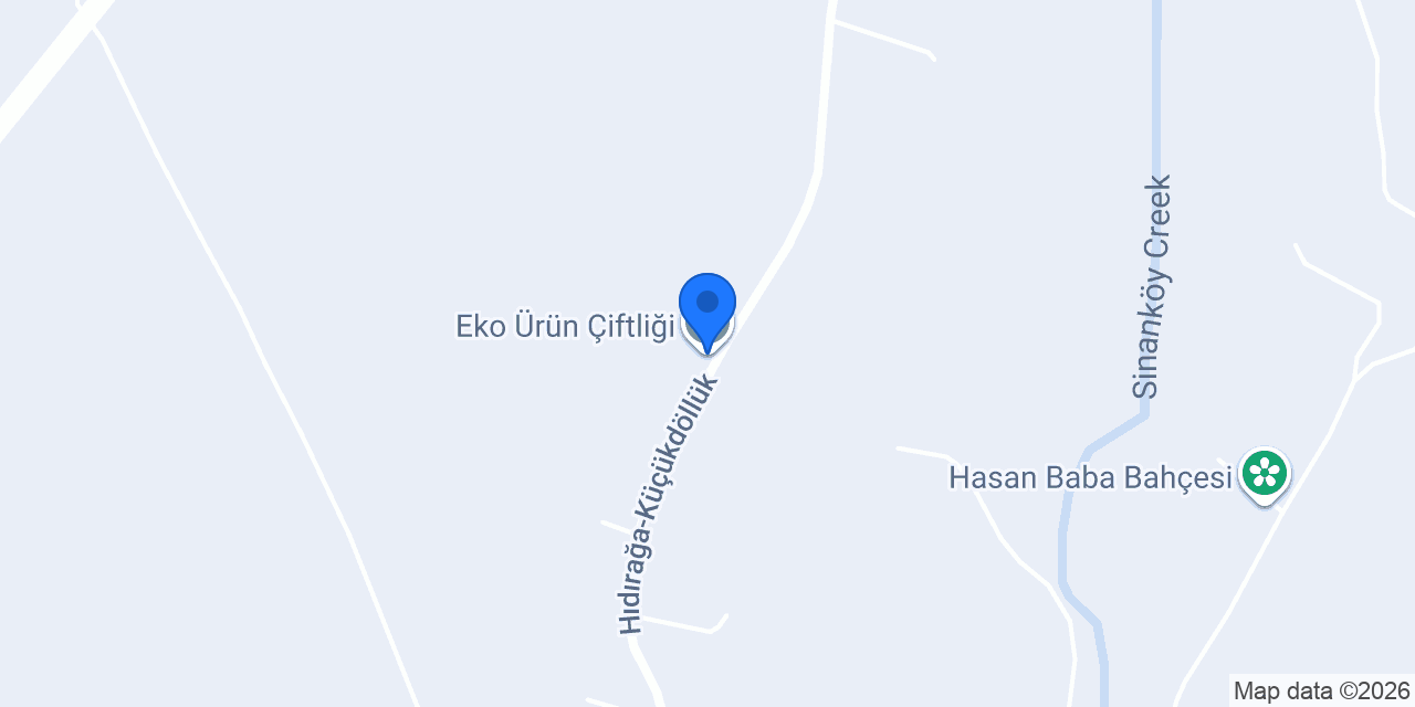 Eko Ürün Çiftliği konumu