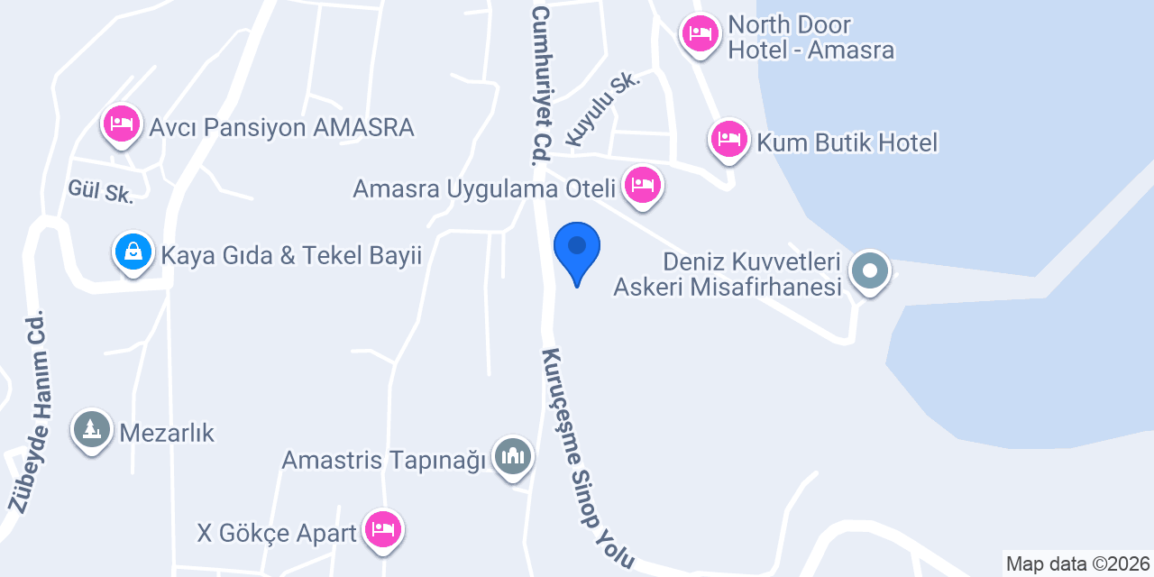 Grand Asiye Otel konumu