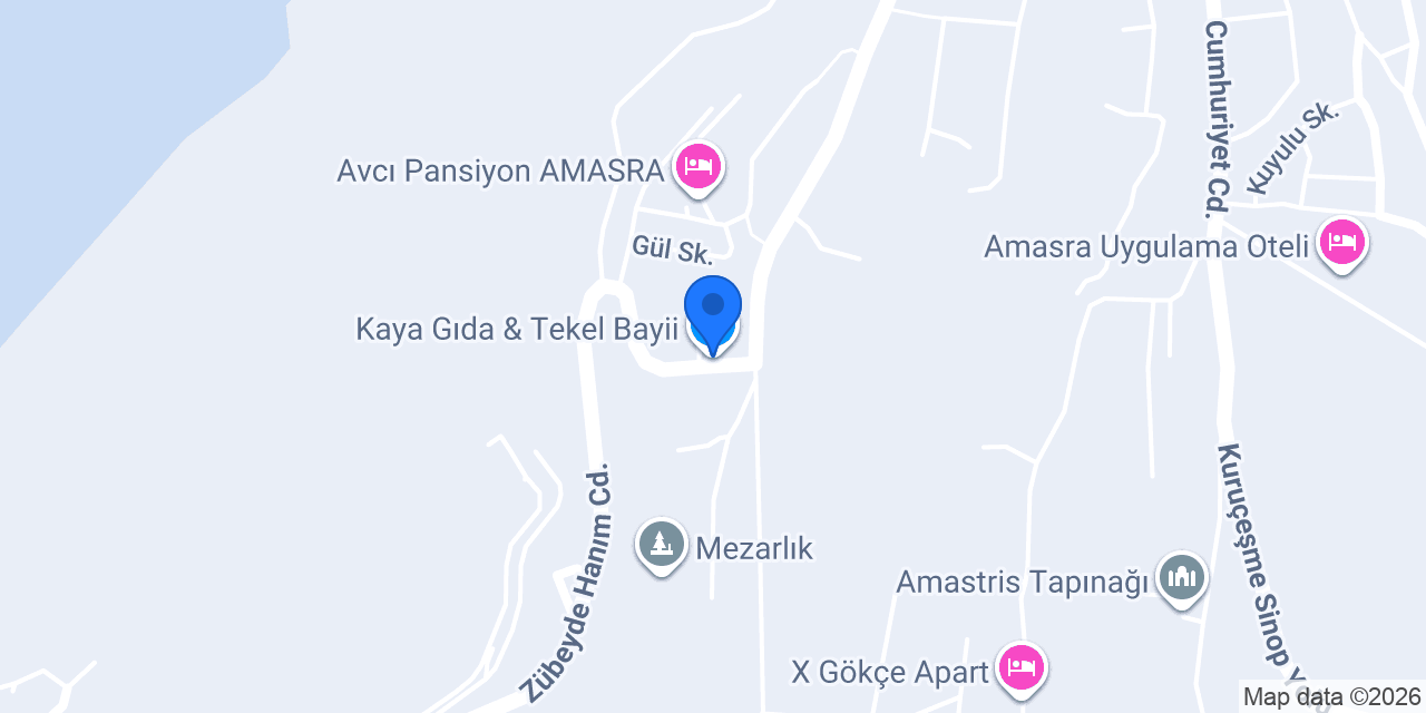 Kaya Gıda & Tekel Bayii konumu