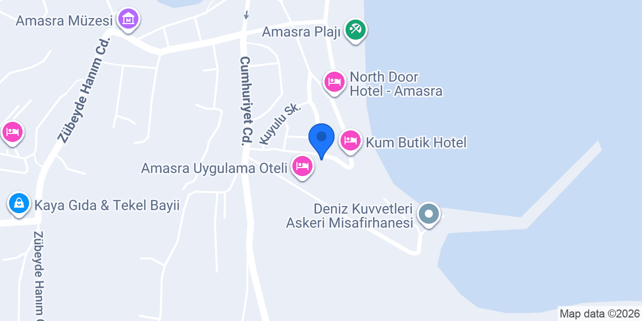 Amasra Seçil Günlük Kiralık Daireler konumu