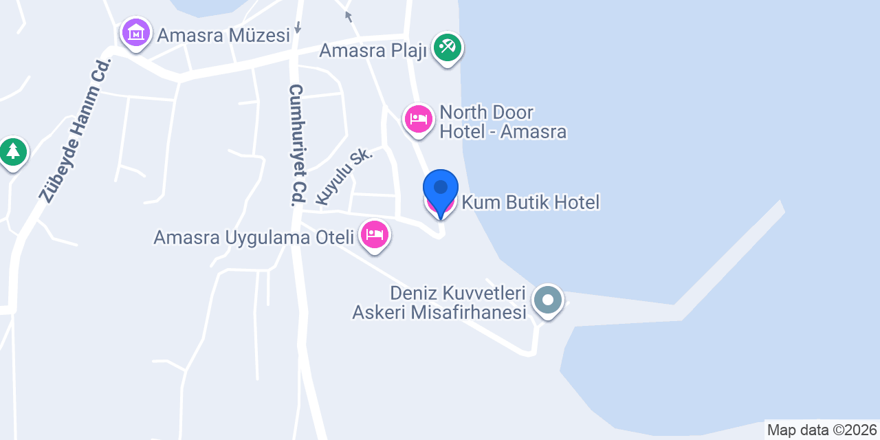 Kum Butik Hotel konumu