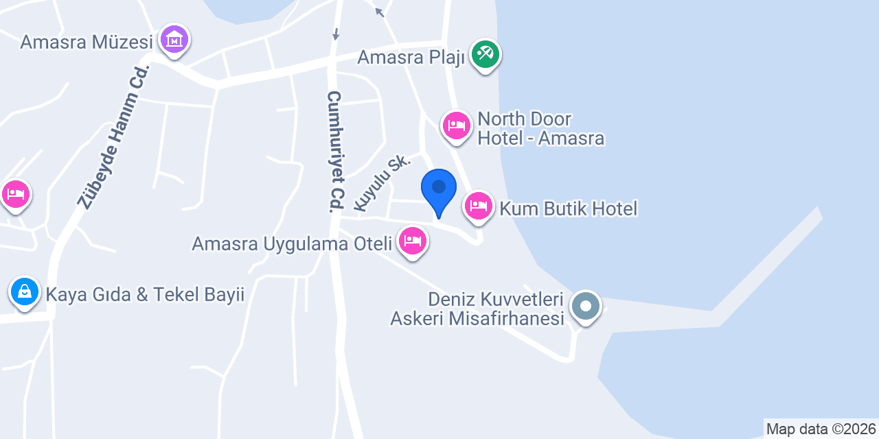 Amasra Özengi Pansiyon & Apart konumu