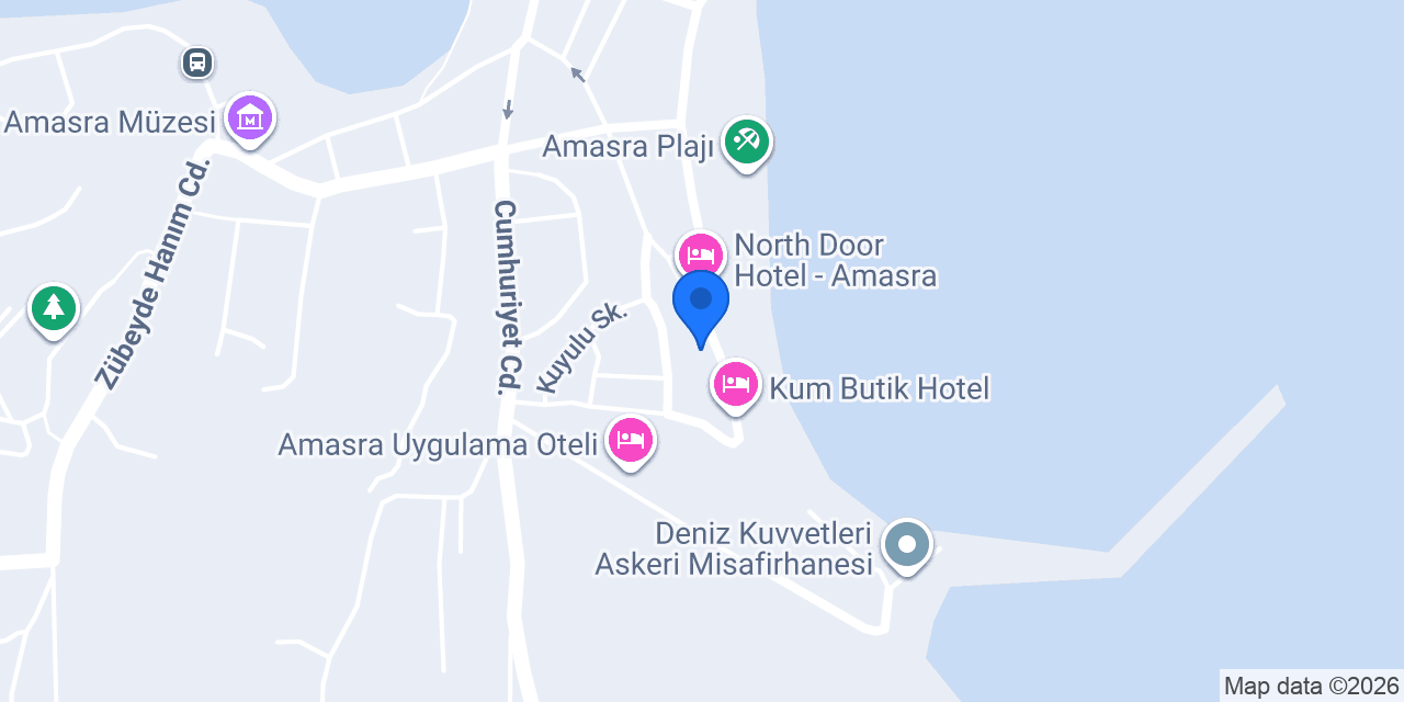 Sahil Otel Amasra konumu