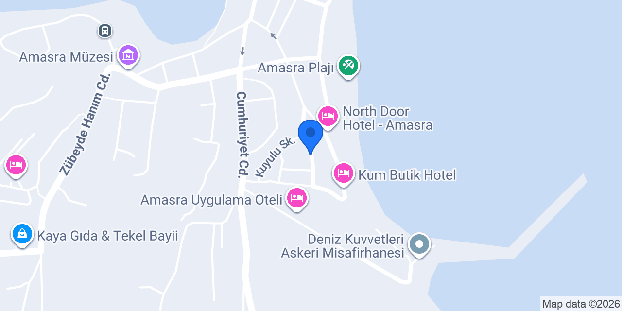 Karalar apart pansiyon konumu