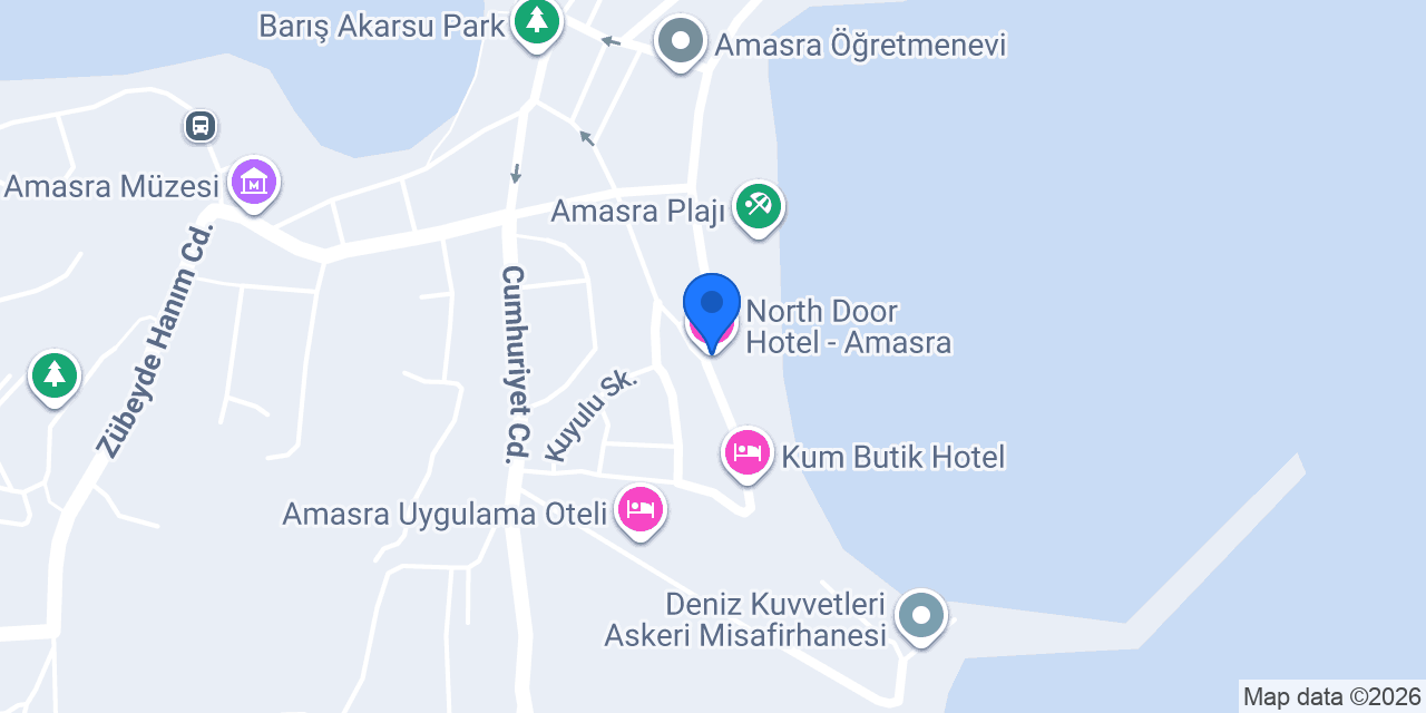 North Door Hotel - Amasra konumu