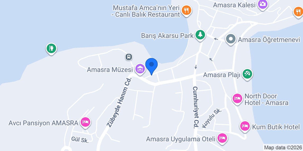 Amasra Kiralık Bisiklet konumu