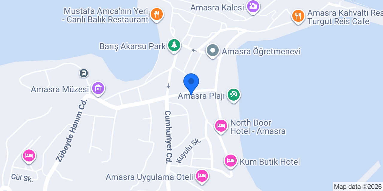 Doruk Pansiyon konumu
