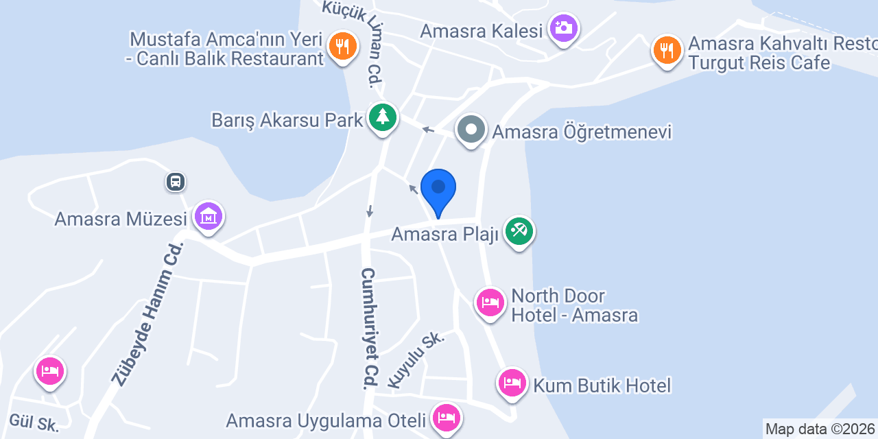 Sevim Çeyiz Amasra konumu