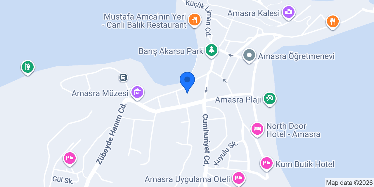 Işıkaltın Otel konumu