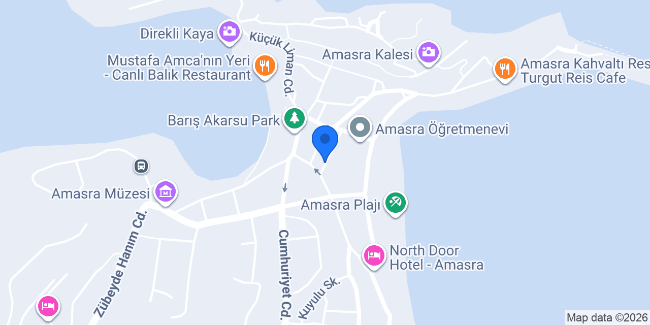 Amasra Dadaylı Hotel konumu