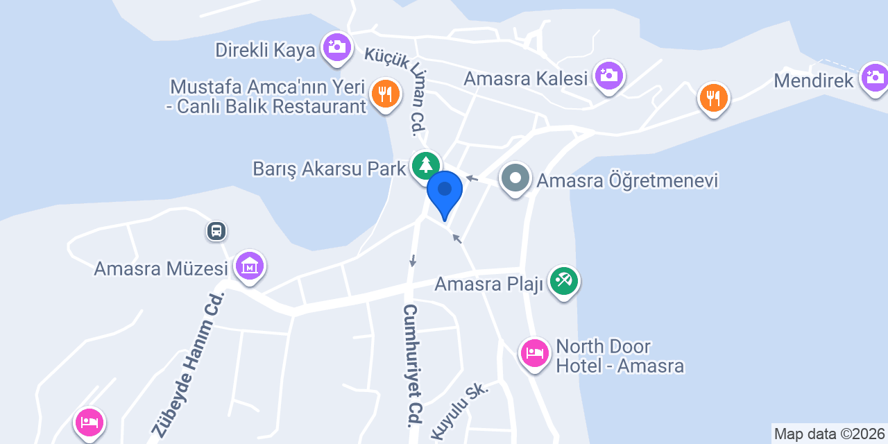 Artizan Cafe Pastane Amasra konumu