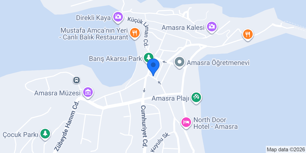 Han Cafe Amasra konumu