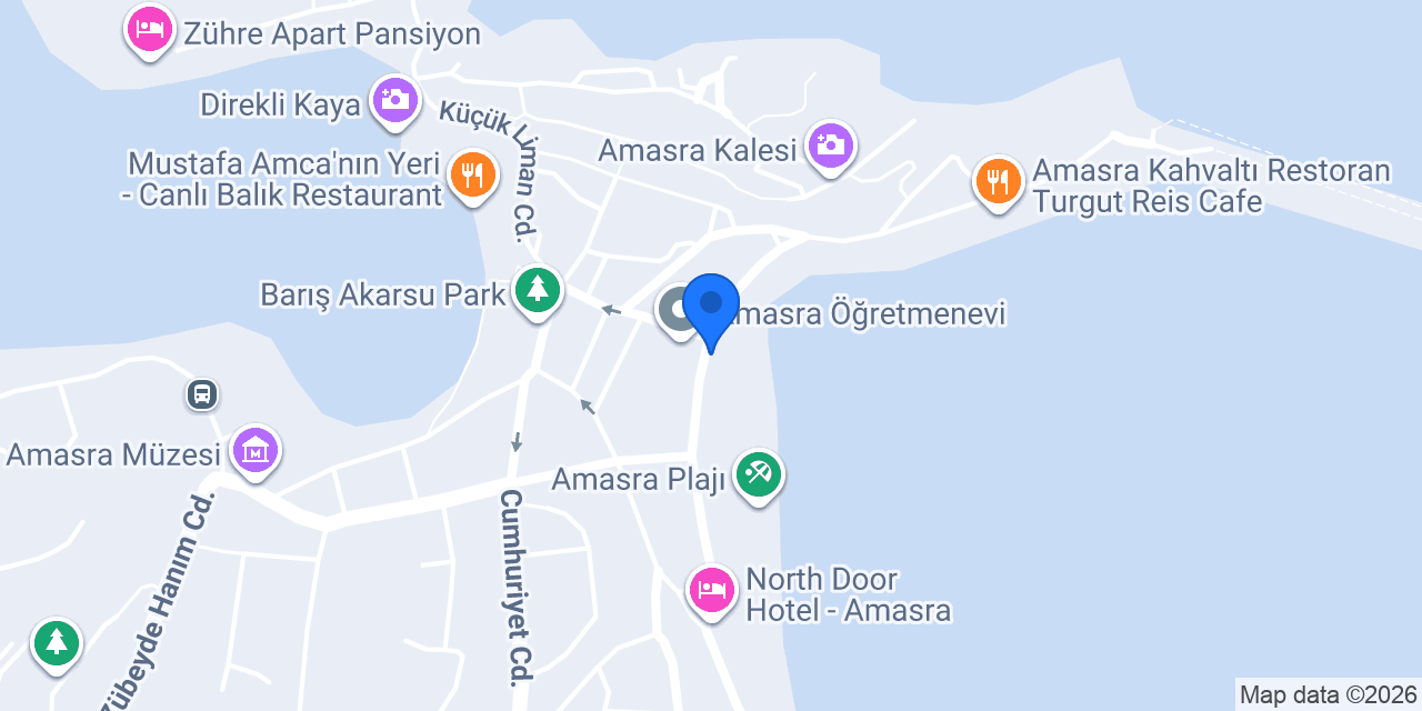 Mavi Yeşil Restaurant konumu