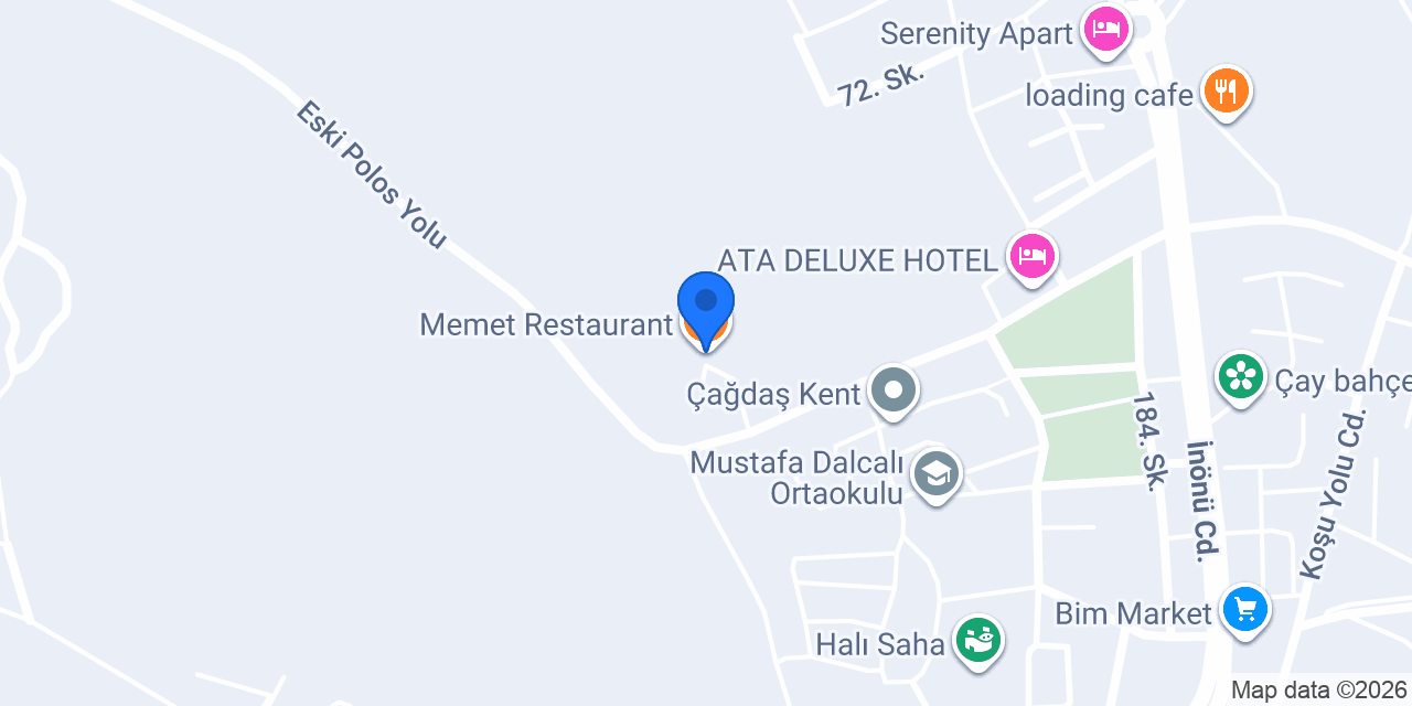 Memet Restaurant konumu