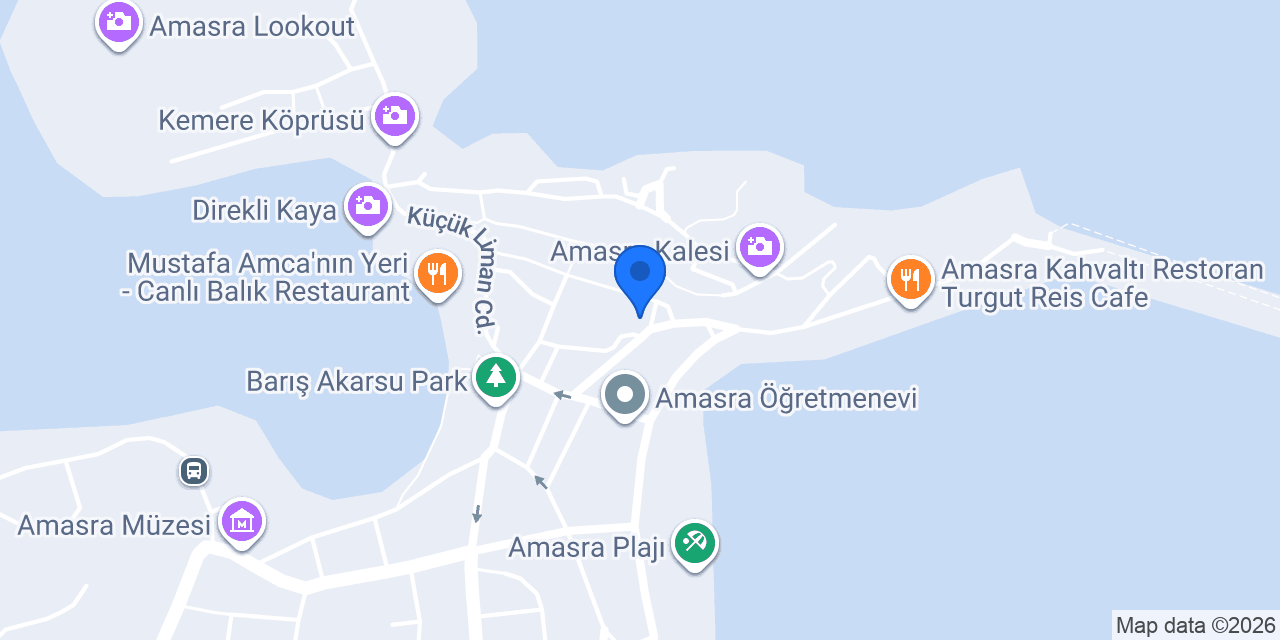 Emin Apart Pansiyon konumu