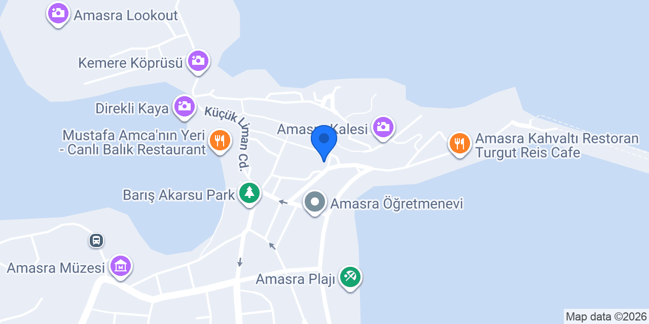 Emin Butik Otel Amasra konumu