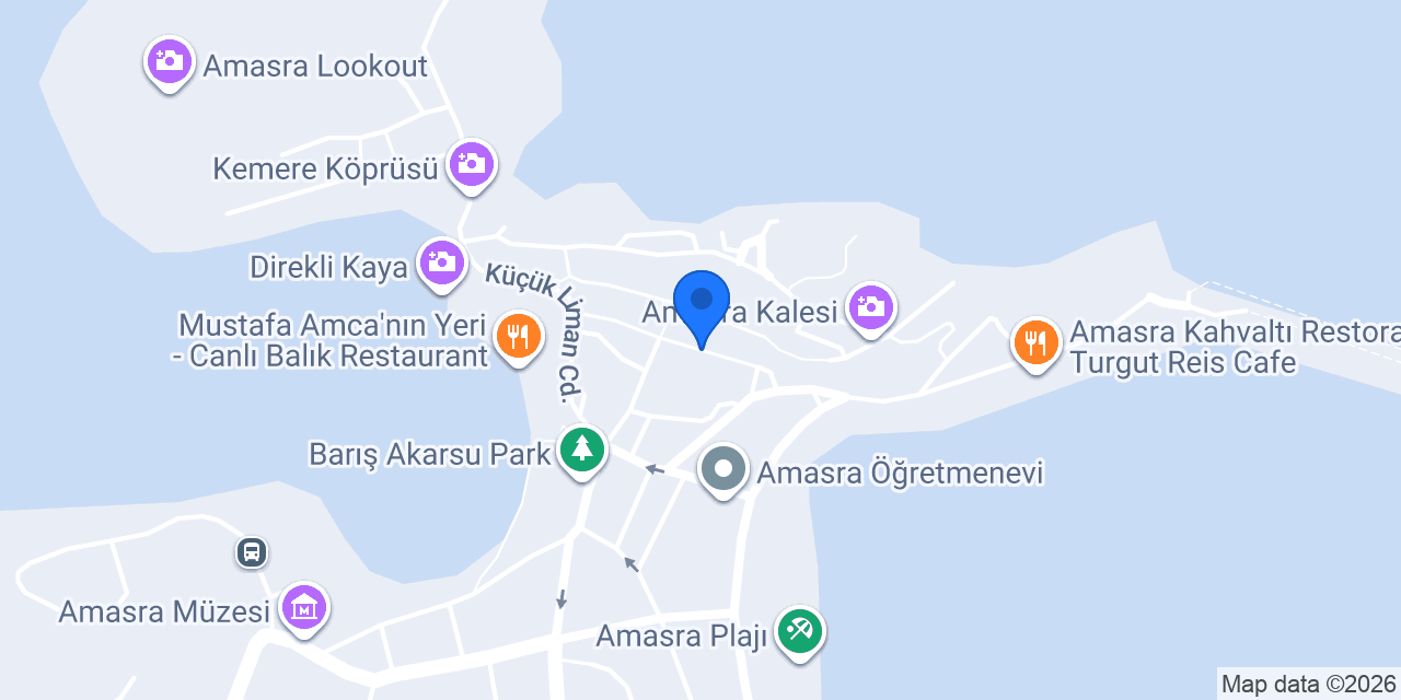 Kristal Otel Pansiyon konumu