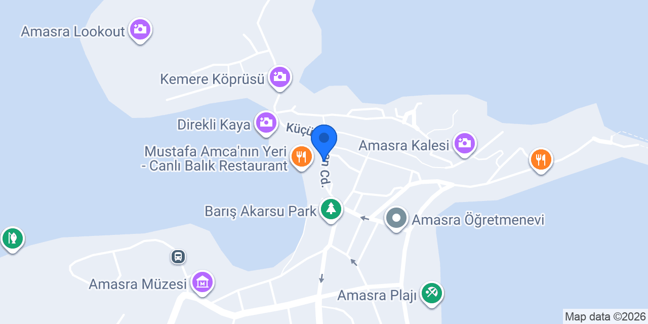 Amasra Hatipoğlu Hamburger Fast Food konumu