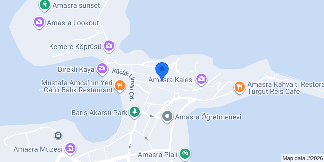 Amasra Saygın Pansiyon konumu
