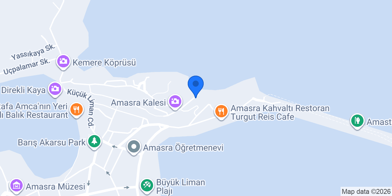 Amasra Emek Pansiyon Apart konumu