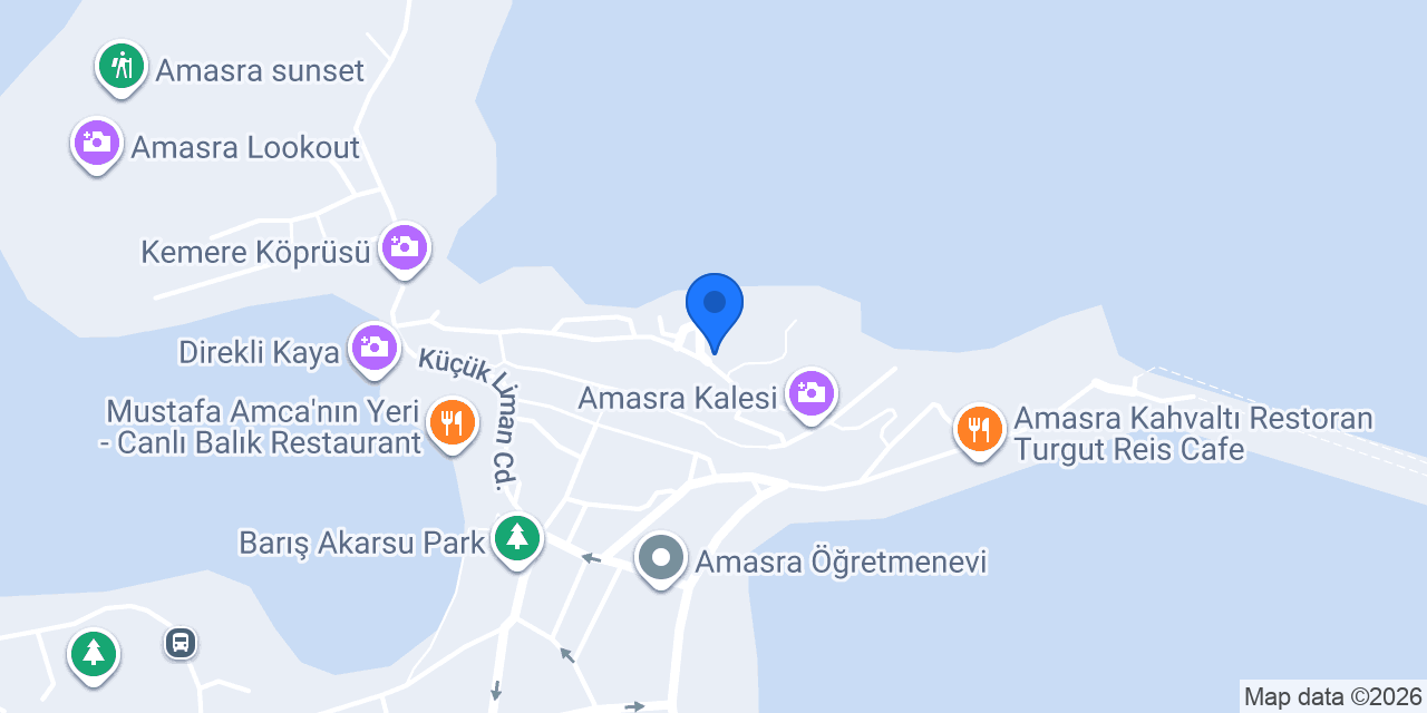 Kuşna Pansiyon konumu