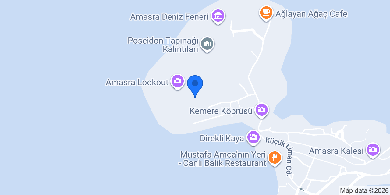 Boztepe Ada pansiyon konumu