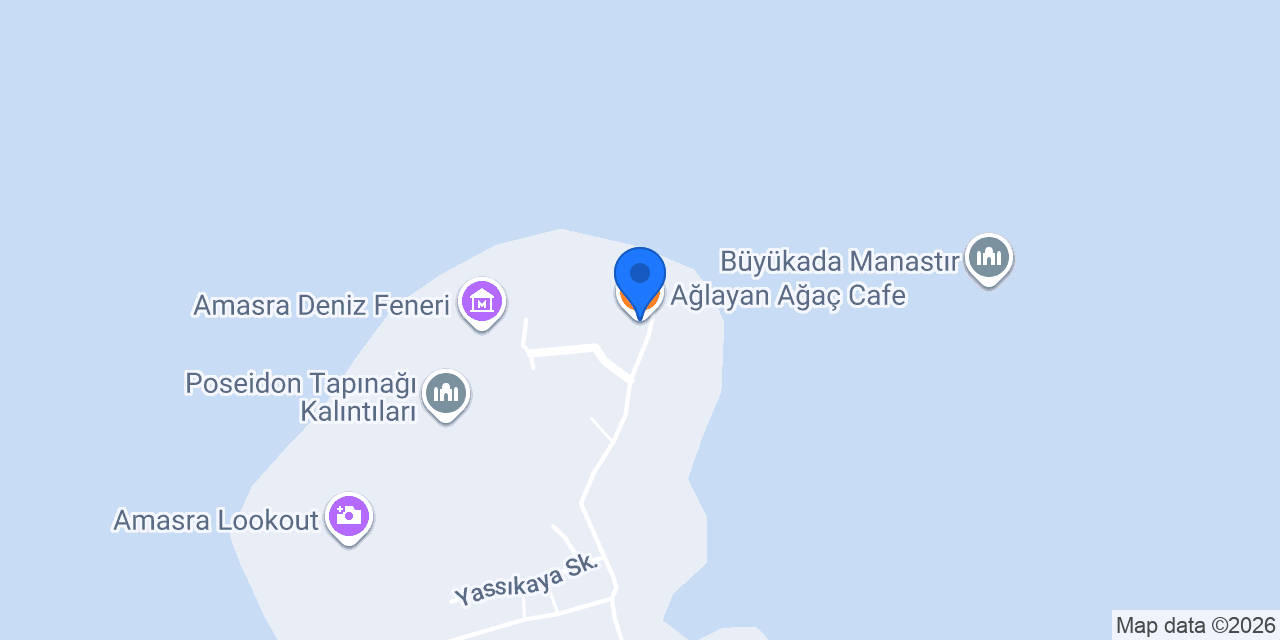 Ağlayan Ağaç Cafe konumu
