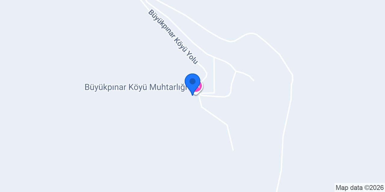 Büyükpınar Köyü Muhtarlığı konumu
